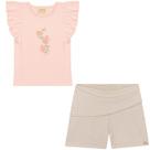 Conjunto verão Infantil Marlan Petala Flor algodão bordado TAMANHO:2COR:ROXO Conjunto verão Infantil Marlan Petala Flor algodão bordado TAMANHO:2COR:ROXO