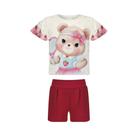 Conjunto verão infantil menina Alakazo Ref A0247
