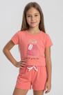 Conjunto Verão Infantil para Menina Cropped com Shorts Blogueirinha Confortável Macio GKS