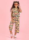 Conjunto Verão Menina Vitamina Blusa E Calça Pantacourt Corações Conjunto Verão Menina Vitamina Blusa E Calça Pantacourt Corações