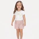 Conjunto verão Milon infantil Pérolas romântico algodão tamanho:1cor:pèrola