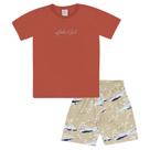 Conjunto Vermelho Infantil Pulla Bulla Menino - 53475-1137