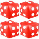 Conjunto vermelho inflável Game Dice Mototo de 4 peças de 32 cm