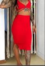 Conjunto vermelho , tamanho p/m