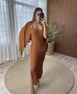 Conjunto Vestido/Casaco Tricot Inverno Conjunto Vestido/Casaco Tricot Inverno