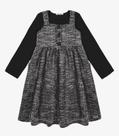Conjunto Vestido com Blusa Menina Trick Nick Preto