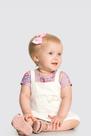 Conjunto Vestido e Body Bebê menina rosa