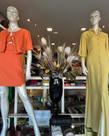 Conjunto vestido e casaco laranja