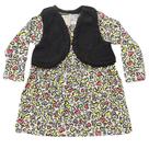 Conjunto Vestido e Colete Kely&ampKety Estampado