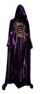 Conjunto Vestido Medieval tradicional acompanha capa capuz na cor roxa Conjunto Vestido Medieval tradicional acompanha capa capuz na cor roxa
