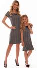 Conjunto Vestido Tal Mãe, Tal Filha - Mãe 34, Filha 8 - Base Café