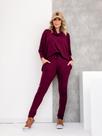 Conjunto Via Lessa Dublin em Malha Tricot Marsala