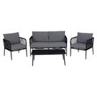 Conjunto Viena Estofados e Mesa Mor Life