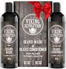 Conjunto Viking Revolution de Shampoo e Condicionador para Barba - 300ml
