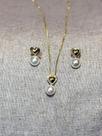 Conjunto Vintage Love - Banhado a Ouro