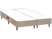 Conjunto Visco Plus L20 F.A Colchões King Size Box Castor Revolution Bege 193x203x72cm