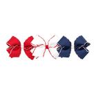 Conjunto Wee Ones Girls' Moonstitch Grosgrain Bow - Laços para Cabelo