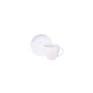 Conjunto Xícara e Pires de Café Tramontina Maria Augusta em Porcelana 100 ml 2 Peças