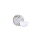 Conjunto Xícara E Pires De Chá Tramontina Magnólia Em Porcelana Decorada 250 Ml 2 Peças Conjunto Xícara E Pires De Chá Tramontina Magnólia Em Porcelana Decorada 250 Ml 2 Peças