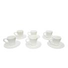CONJUNTO XÍCARAS CAFÉ 80ml BRANCO BRILHO CONJUNTO XÍCARAS CAFÉ 80ml BRANCO BRILHO