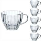 Conjunto Xícaras de Chá Alice 220 ml Em Vidro - 6 Peças