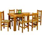 Conjunto Zamarchi Mesa Verniz 6 Cadeiras Assento Estofado Conjunto Zamarchi Mesa Verniz 6 Cadeiras Assento Estofado