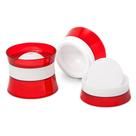 Conjunto ZOKU Ice Ball Maker de 2 moldes de esfera de silicone de 2,5 cm vermelhos