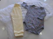 Conjuntop Body e calçam 100% algodão Roby Kids Tam. G