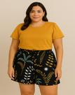 CONJUNTOS CREPINHO ESTAMPADO PLUS SIZE - G4 Cor:Mostarda