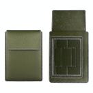 Conjuntos de acessórios de computador bolsa de couro de manga pu05 bolsa de transporte com pequena bolsa de armazenamento para laptop de 13,3 polegadas verde