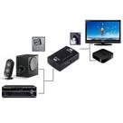 Conjuntos de acessórios de computador entrada rca coaxial para saída óptica toslink adaptador conversor de áudio digital preto