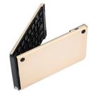 Conjuntos de acessórios de computador f66 dobrável bluetooth sem fio 66 teclas teclado suporte android windows ios ouro