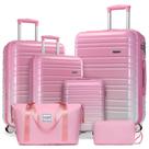 Conjuntos de bagagem LARVENDER de 6 peças PC+ABS Hardside com trava TSA Conjuntos de bagagem LARVENDER de 6 peças PC+ABS Hardside com trava TSA
