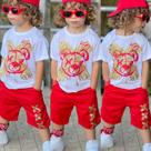Conjuntos De Bebe Menino Infantil, Bermuda e Camisa CONJUNTO BAD