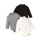 Conjuntos De Bodys De Veludo Para Bebê Menina, 3 Peças, Outono Inverno, Confortáveis E Quentes, Gola