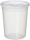 Conjuntos de recipientes para alimentos YW COMINHKR02572325 de plástico de 950 ml com tampas