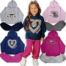 Conjuntos de Roupa Infantil Kit 4 Conjunto Moletom Flanelado