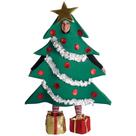 Conjuntos de roupas de cosplay verdes de Natal unissex em fo