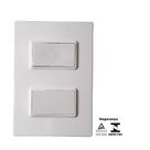 Conjuto 2 interruptores simples 10a 250V Vivaz Conjuto 2 interruptores simples 10a 250V Vivaz