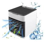 Conquiste o Frescor em Qualquer Lugar com Nosso Mini Climatizador - Cor Branco/Cinza