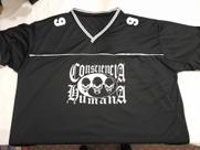 Consciência humana - camisa de poliéster