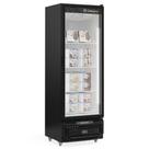 Conservador Vertical Porta de Vidro GPF45LP Preto Gelopar 220V