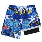 Consola de jogos Swim Trunks Latnnut Blue para meninos, tamanho 14-16