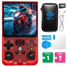 Console de Jogos Portátil DVJQSN R36MAX 4" IPS 128GB Linux