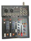 Console HSUL H4 Bluetooth Mesa de Som Analógica com 4 Canais e Efeitos Criativos