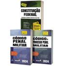 Constituição federal 2025 + penal militar + processo penal militar- box série de legislação seca