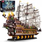 Construindo Toy Mold King 13197 Pirate Ship Flying Dutchman