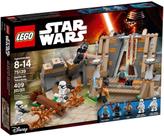 Construindo um brinquedo LEGO Star Wars Battle em Takodana 75139