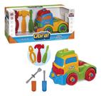 Construtor De Brinquedo Monta E Desmonta Caminhão Usual Brinquedos 446 Construtor De Brinquedo Monta E Desmonta Caminhão Usual Brinquedos 446