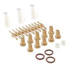 Consumiveis corte plasma 28 pc bico longo